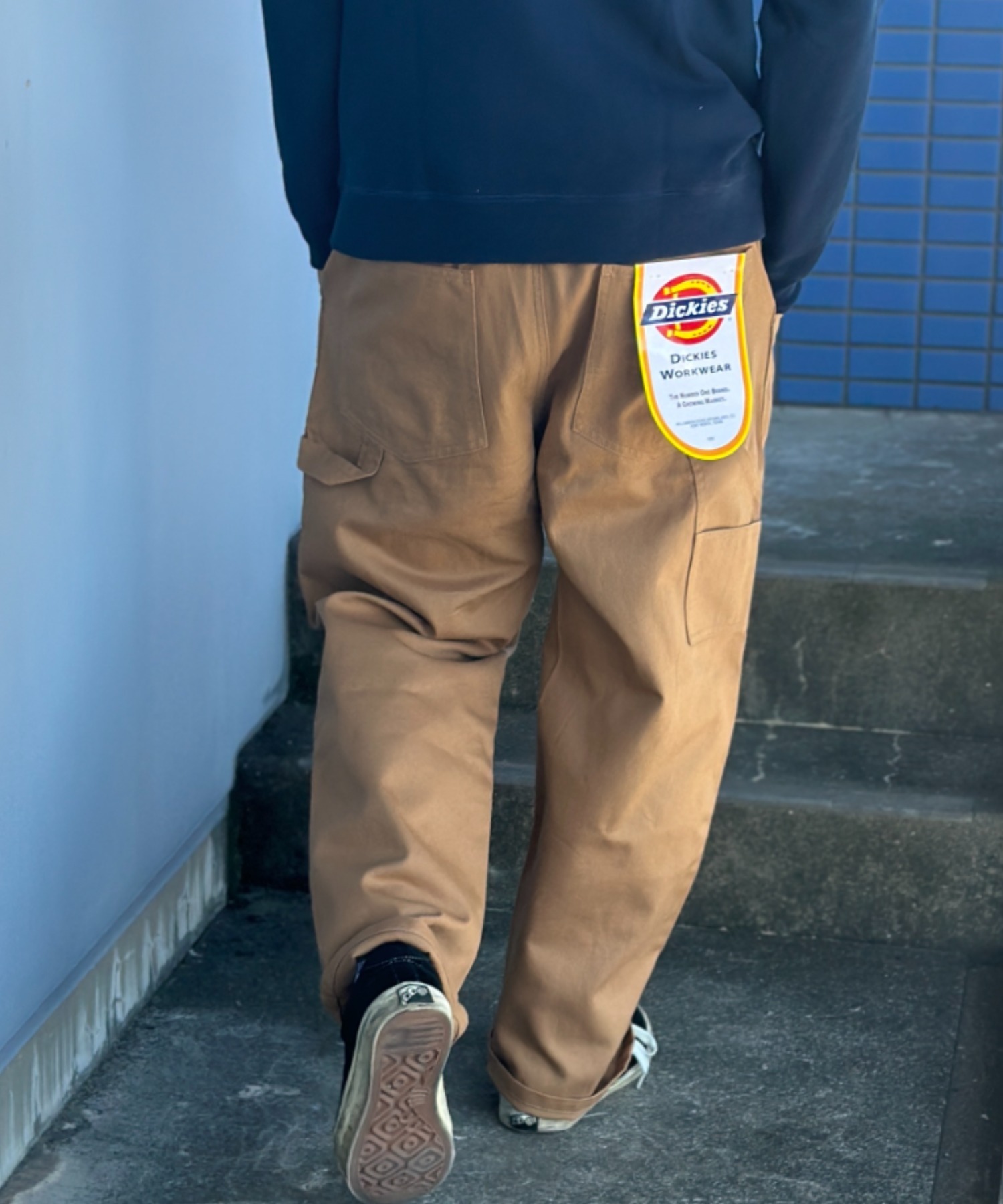 Dickies ディッキーズ ペインターパンツ メンズ 綿100% ウエストゴム 