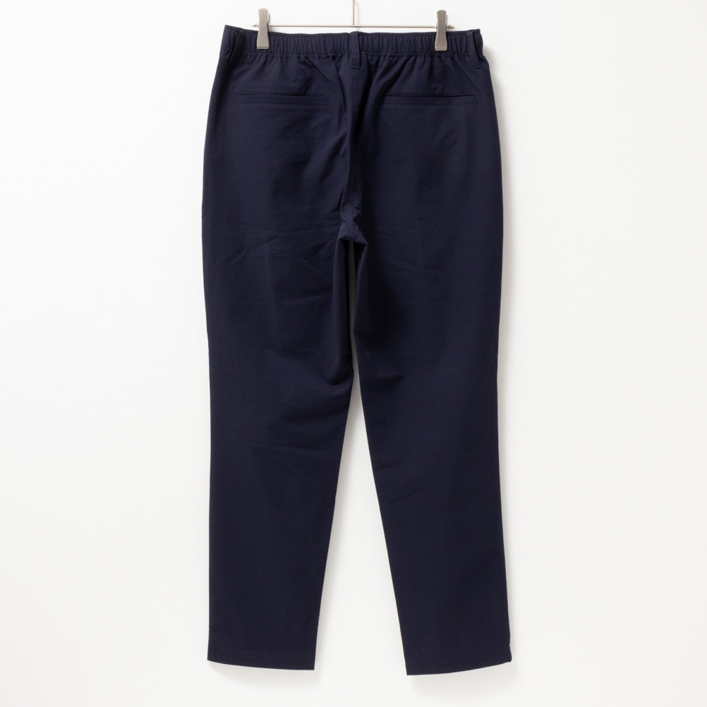 L プーマ EXストレッチ ウエストゴム有＆紐付 テーパードパンツ ネイビー NAVY（ファッション） テーパードパンツ メンズ ストレッチ 抗菌