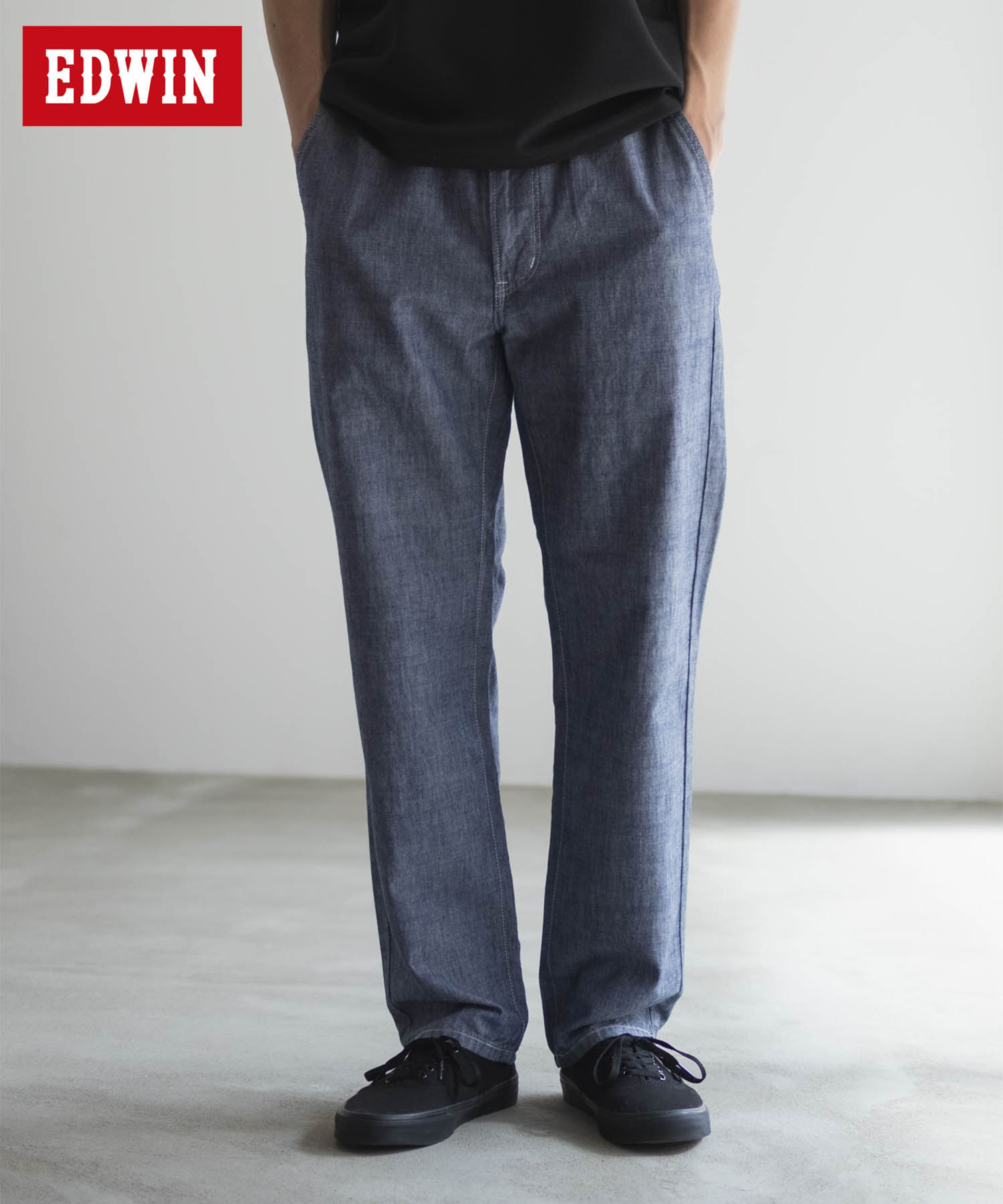EDWIN エドウィン デニムパンツ メンズ 吸湿性 速乾性 ドライ ストレッチ ジーンズ ジーパン ボトムス | EDWIN | 01