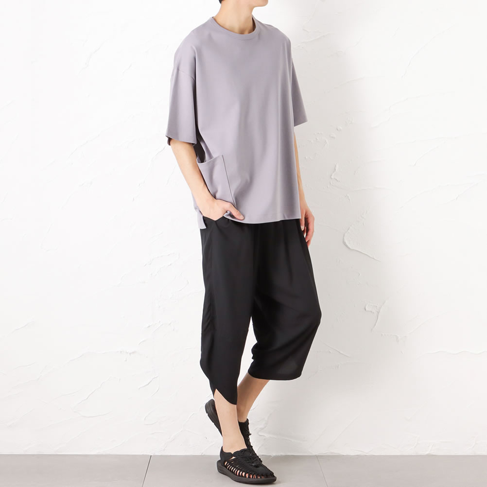 NAVY（ファッション） イージーパンツ メンズ レーヨン 紐 ゆったり 