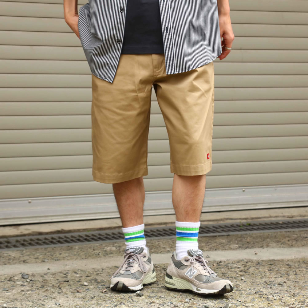 Dickies ディッキーズ ハーフパンツ メンズ ストレッチ ツイル カラーパンツ 半ズボン 膝丈 ショートパンツ ブランド 人気 ボトムス