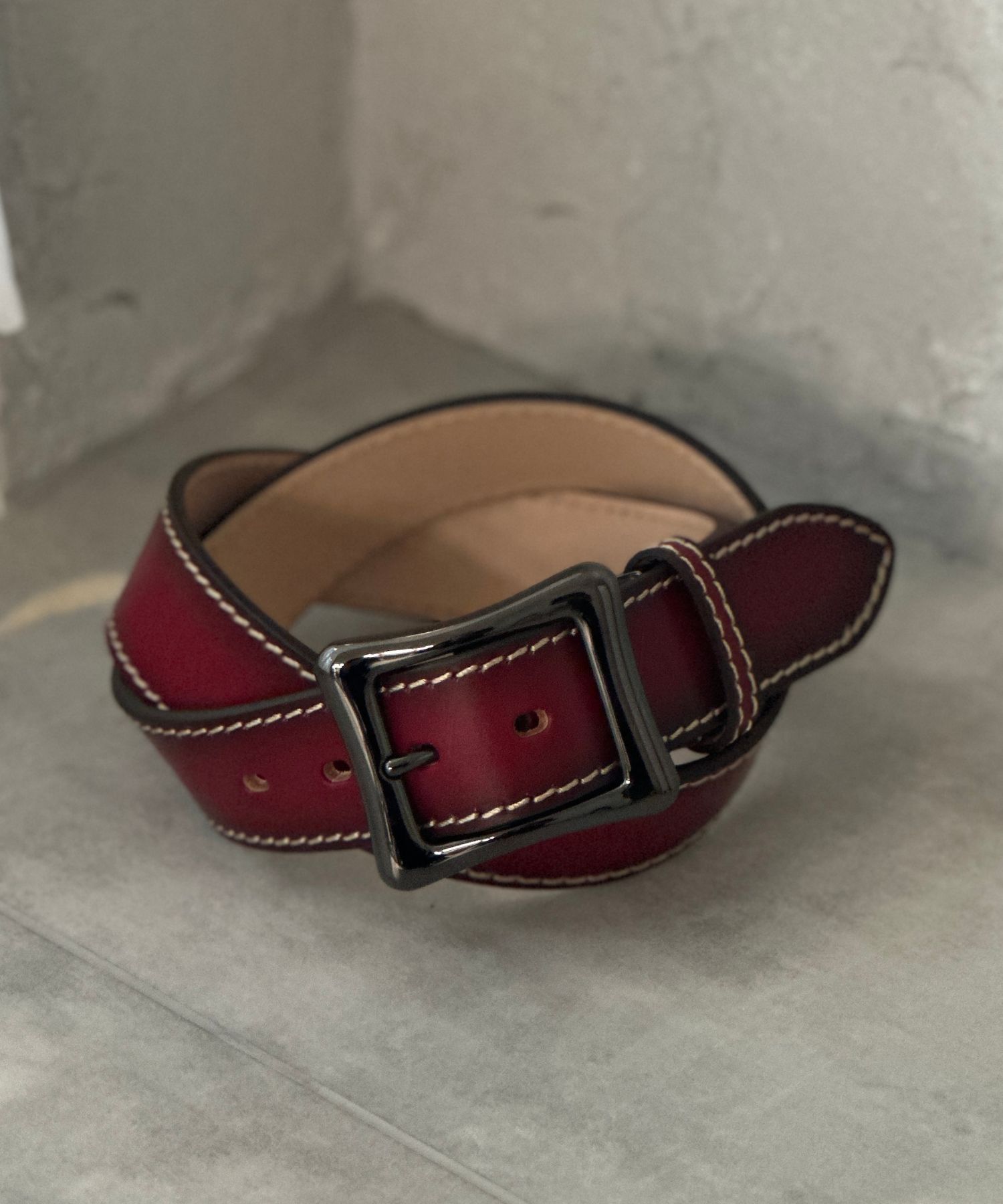 RRL イーグル マウンテン カウレザーベルト ブラウン サイズW34 USA製