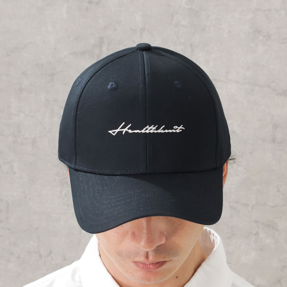Healthknit ベースボールキャップ 綿100% コットン ツイル ユニ