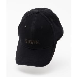 EDWIN エドウィン ツイルキャップ メンズ 綿100％ コットン サイズ調整可 帽子