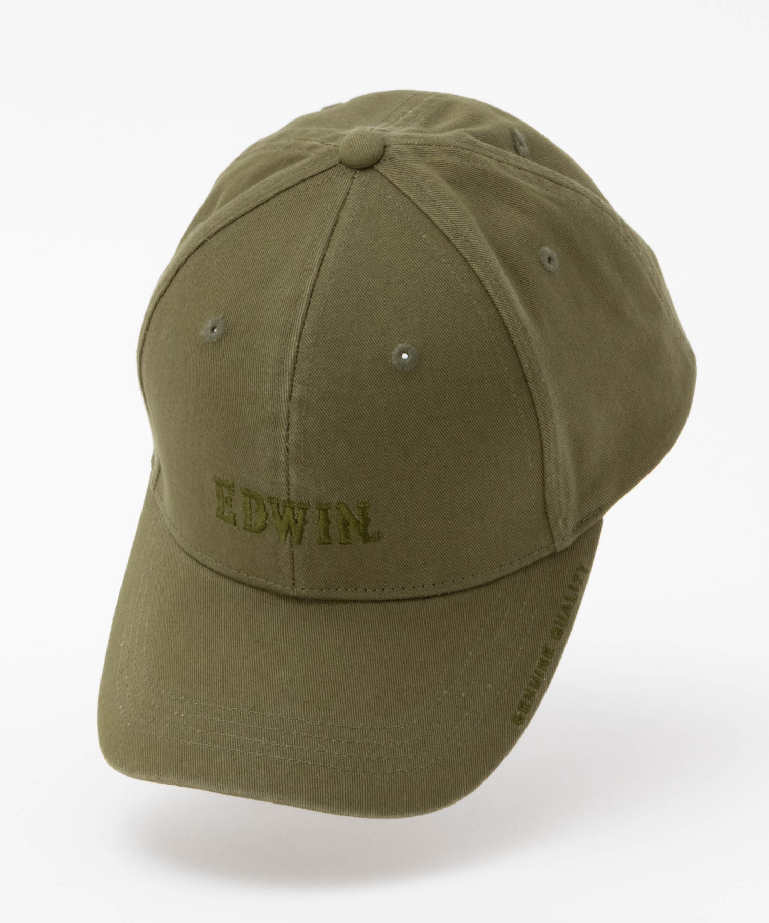 EDWIN エドウィン ツイルキャップ メンズ 綿100％ コットン サイズ調整可 帽子