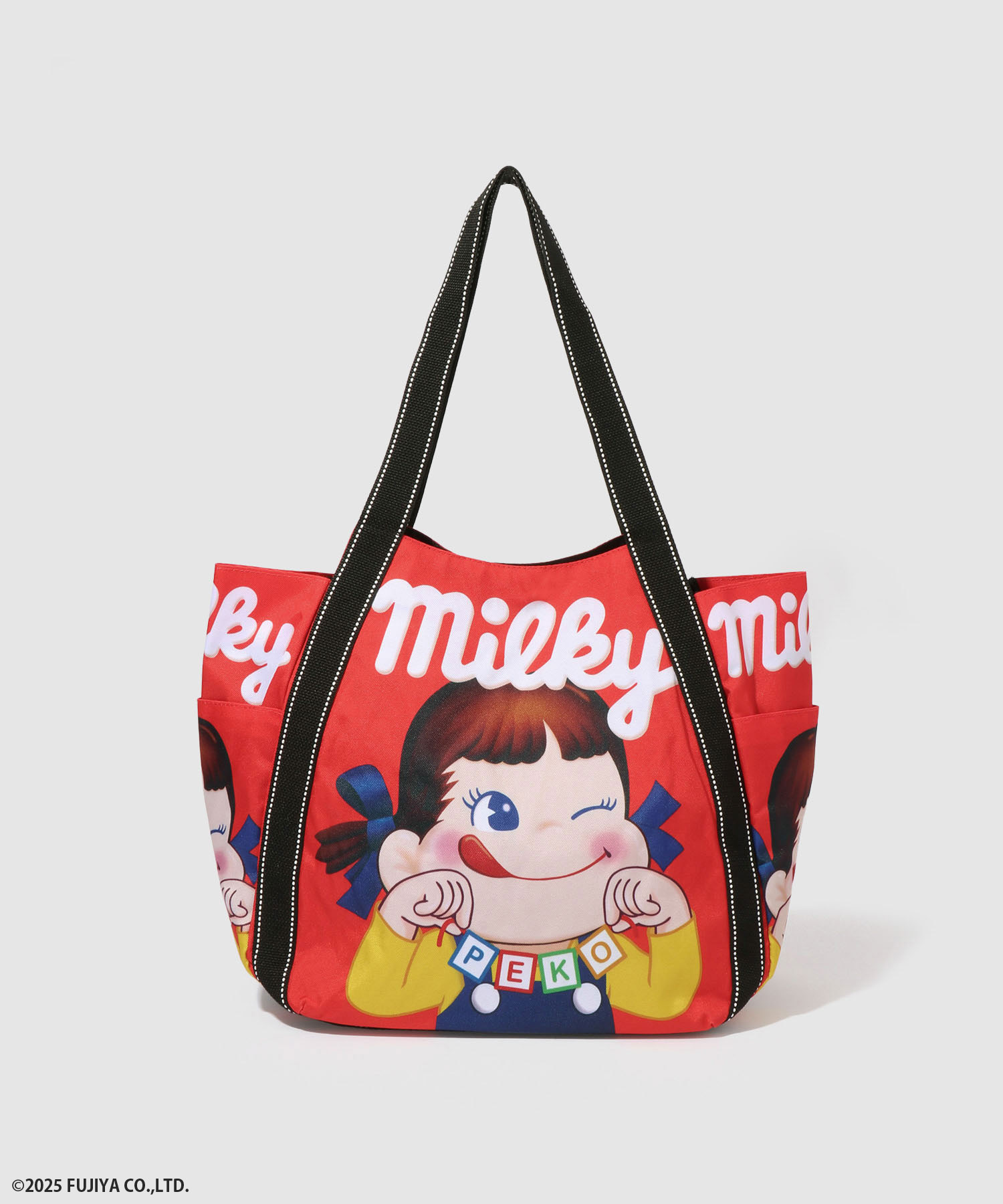 ペコちゃん バルーンバッグ トートバッグ ミニトート ポケット マチ