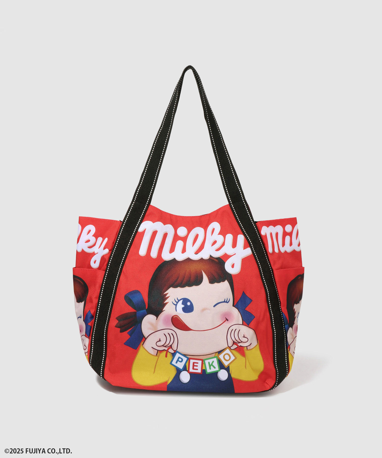 ペコちゃん バルーンバッグ トートバッグ ミニトート ポケット マチ