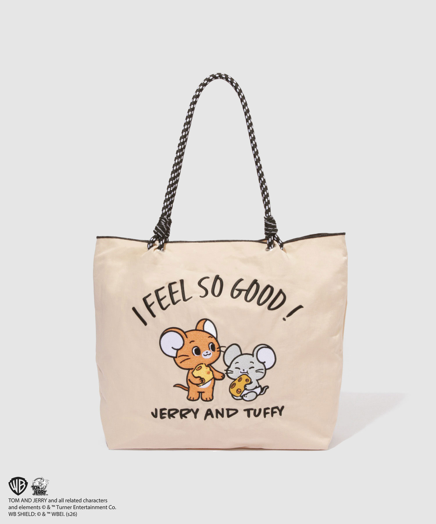 Tom and Jerry トムとジェリー トートバッグ ナイロンバッグ マチ付き