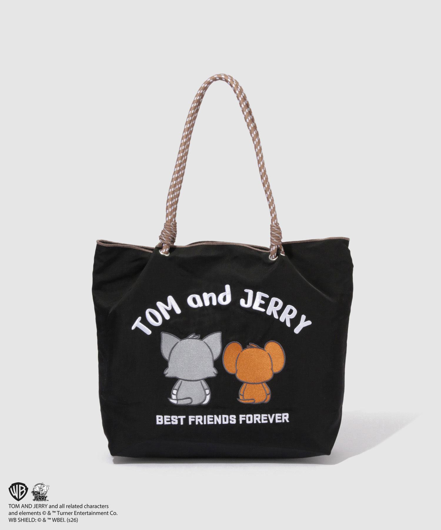 Tom and Jerry トムとジェリー トートバッグ ナイロンバッグ マチ付き
