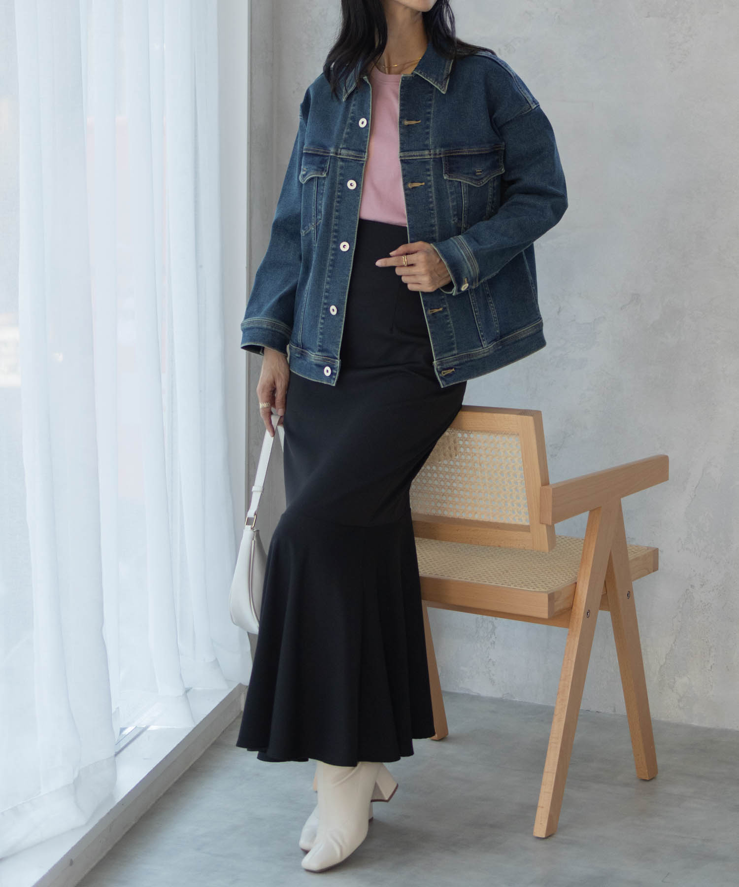 マッキントッシュ　デニムジャケット　レディース　36サイズ　ジージャン C17 シーセブンティーン デニムジャケット レディース