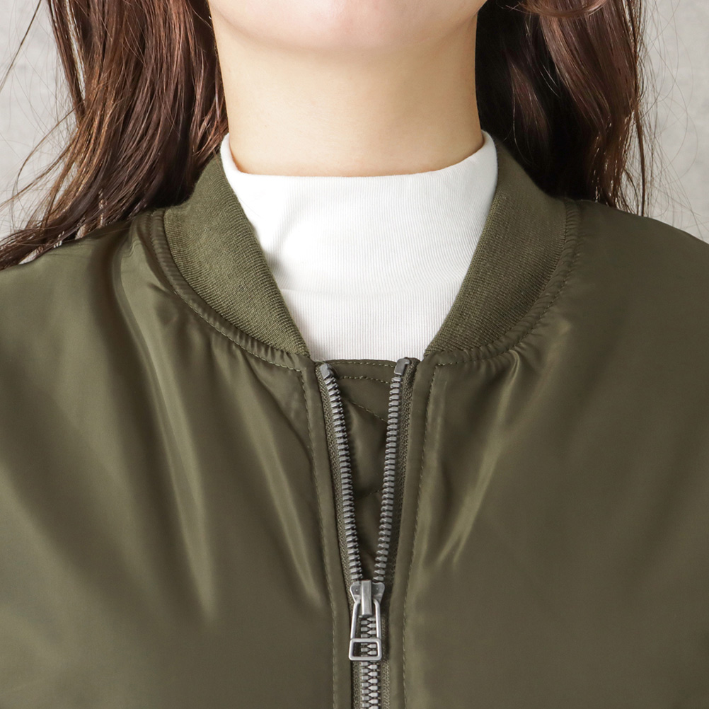 NAVY（ファッション） MA-1 フライトジャケット レディース 中綿