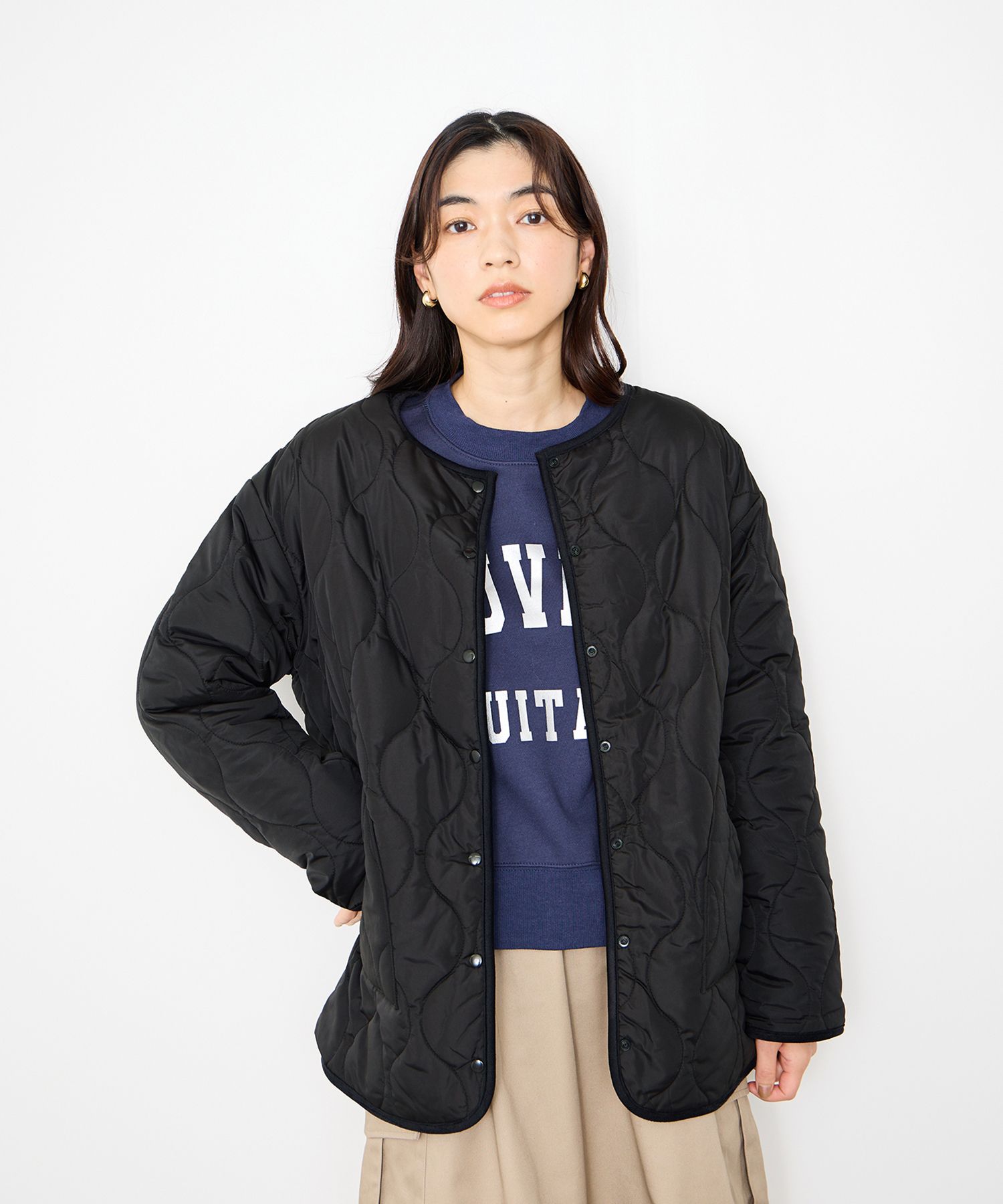 Idnes イドネス ブルゾン レディース アウター リバーシブル