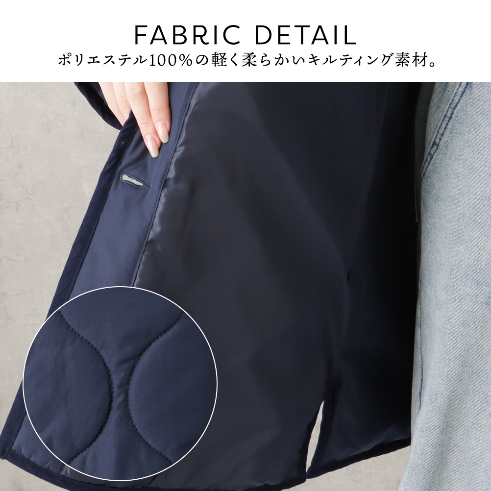 NAVY（ファッション） キルティングコート レディース 軽量 撥水