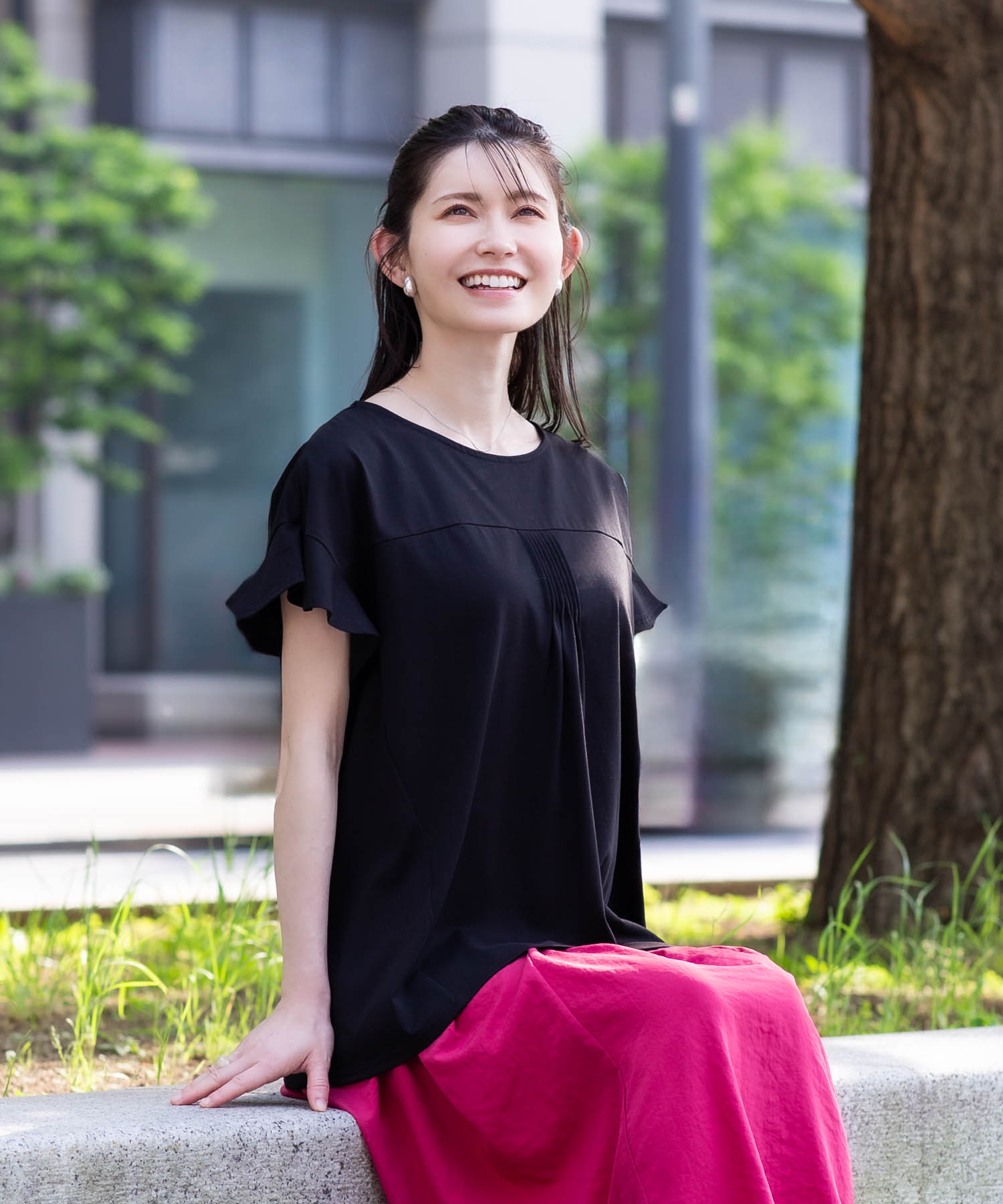 HusHusH（ハッシュアッシュ） Tシャツ レディース 半袖 紫外線カット 