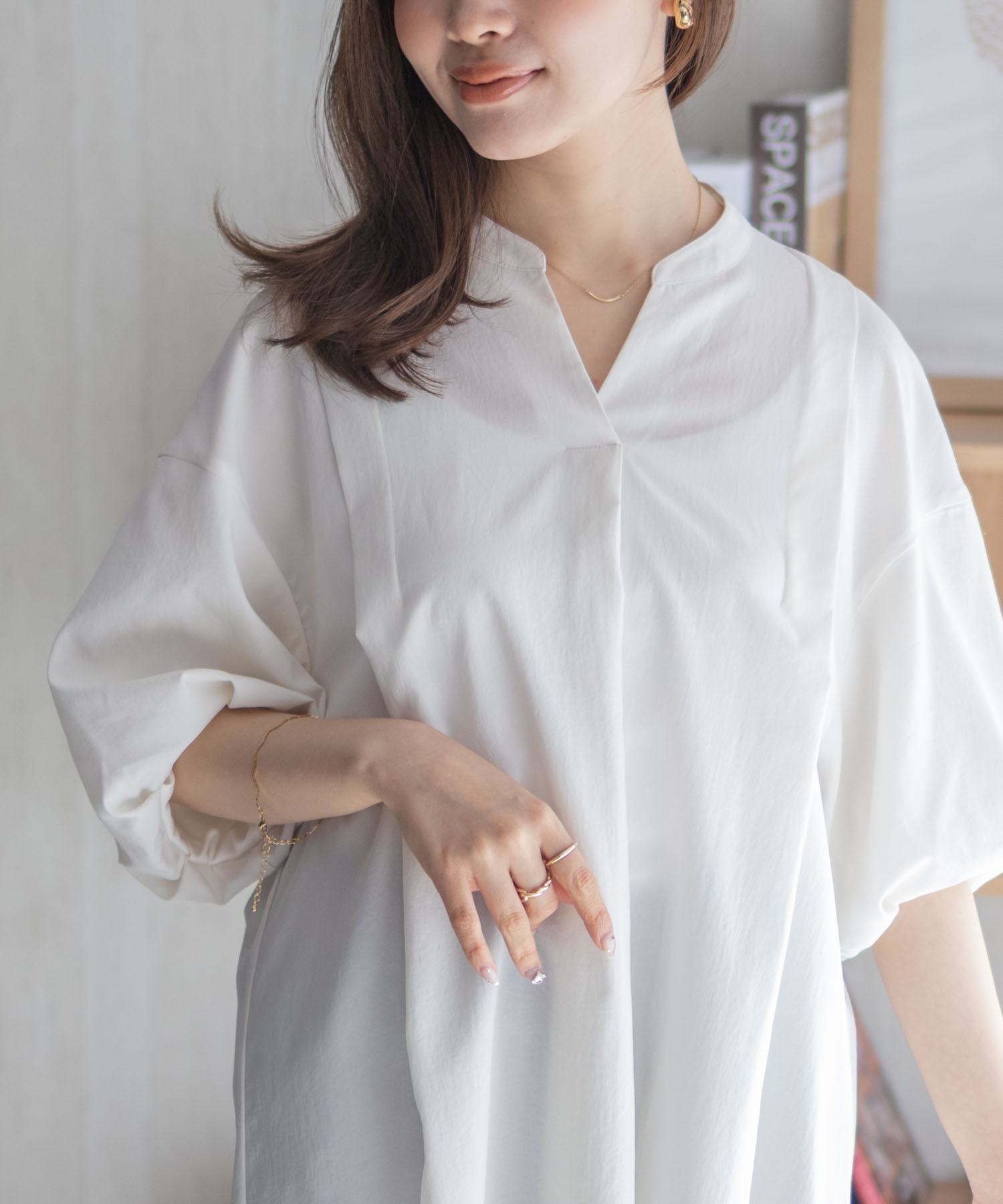 HusHusH（ハッシュアッシュ） チュニック ブラウス レディース 半袖 5