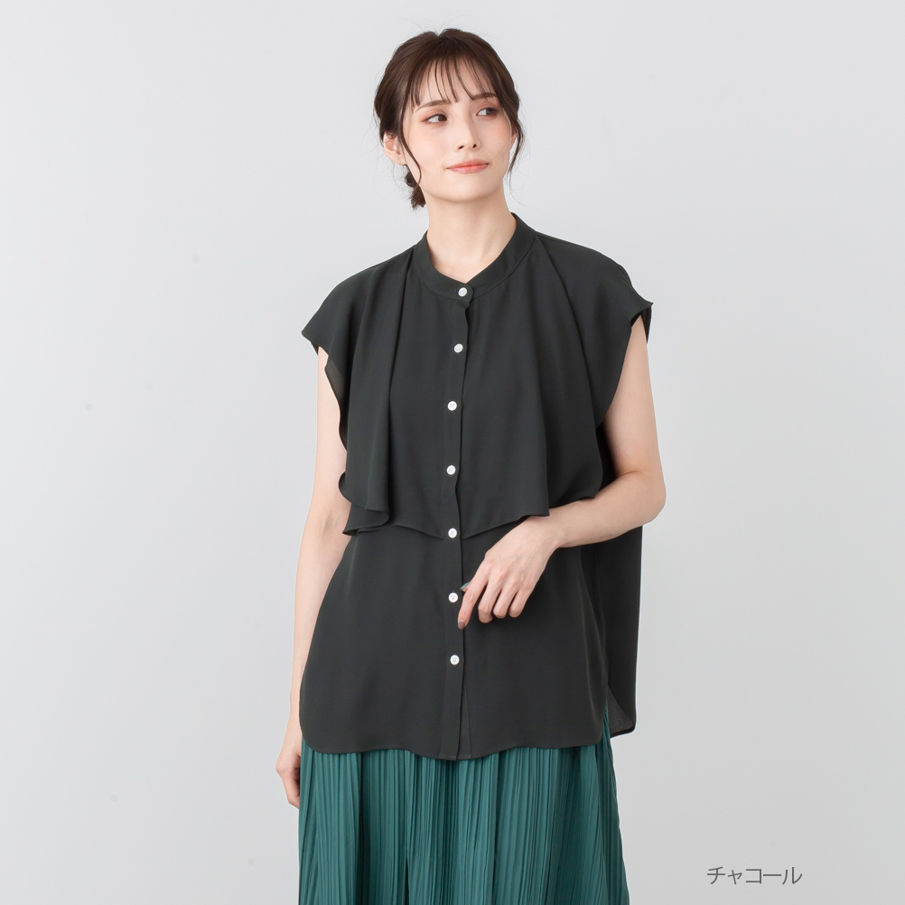 NAVY（ファッション） ブラウス ノースリーブ レディース 無地