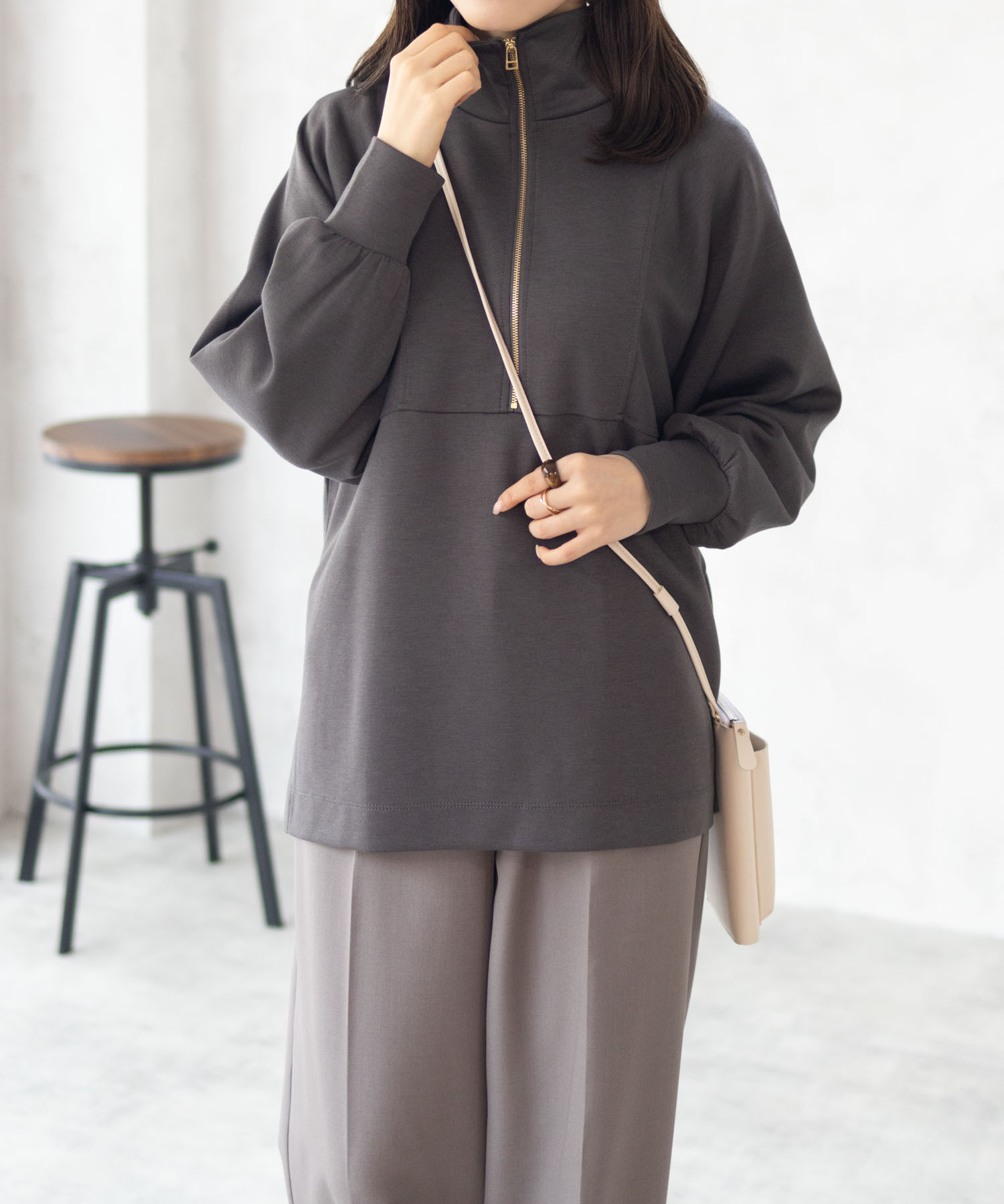 ネイビー ボタン付きハイネックトレーナー ネイビー ボタン付きハイネックトレーナー 楽天市場】ロゴ