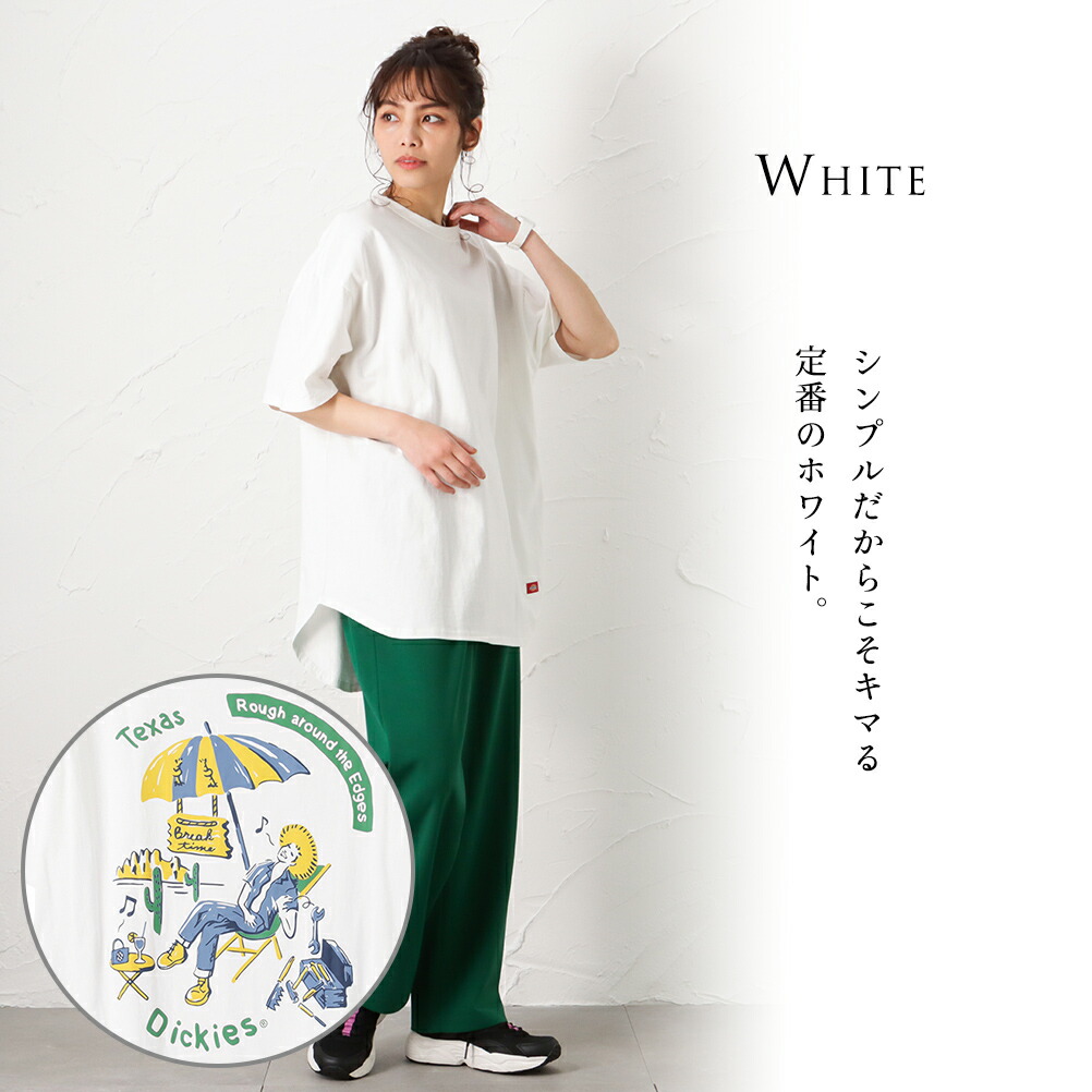 Dickies ディッキーズ 半袖Tシャツ レディース 綿100% ゆったり