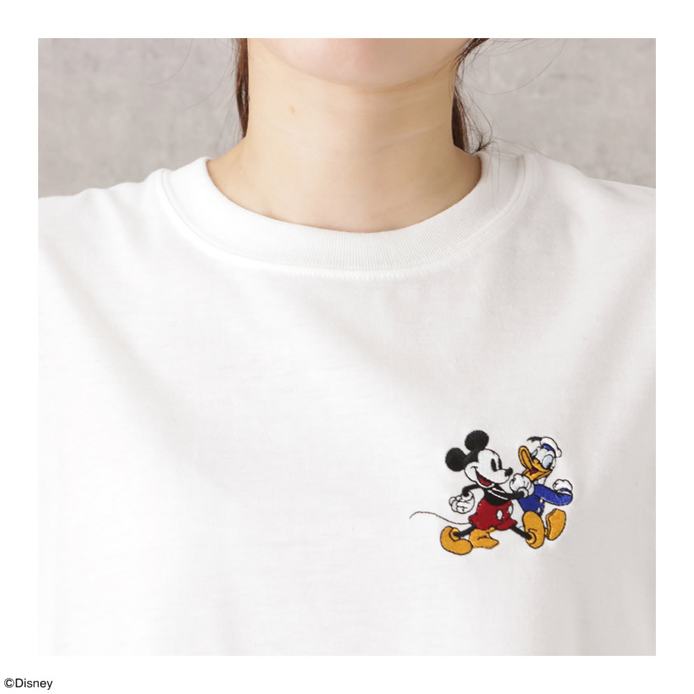 Disney ディズニー / 半袖Tシャツ 5分袖 レディース キャラクター