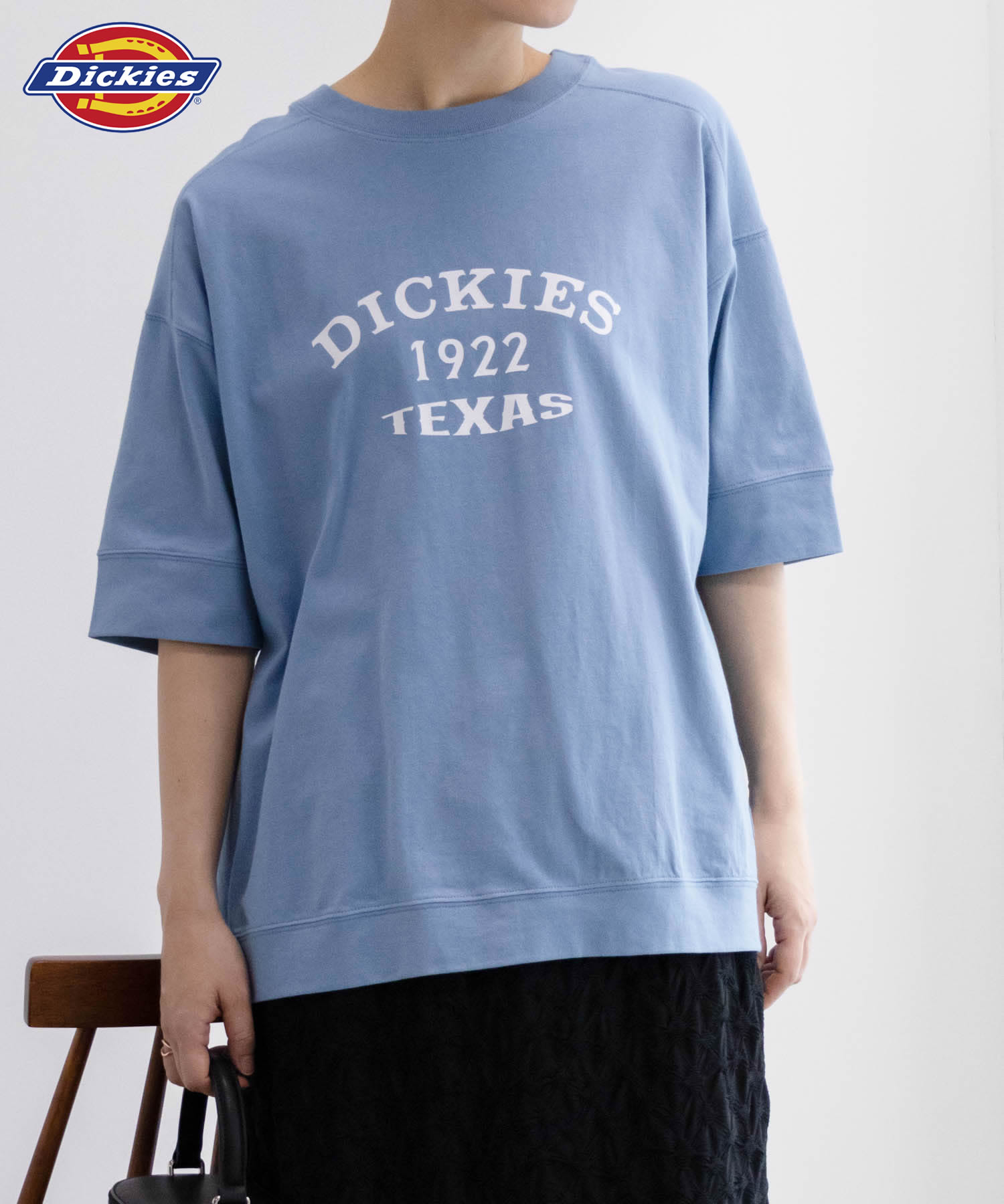 Dickies ディッキーズ Tシャツ レディース 綿100％ コットン 半袖 ビッグシルエット ト...