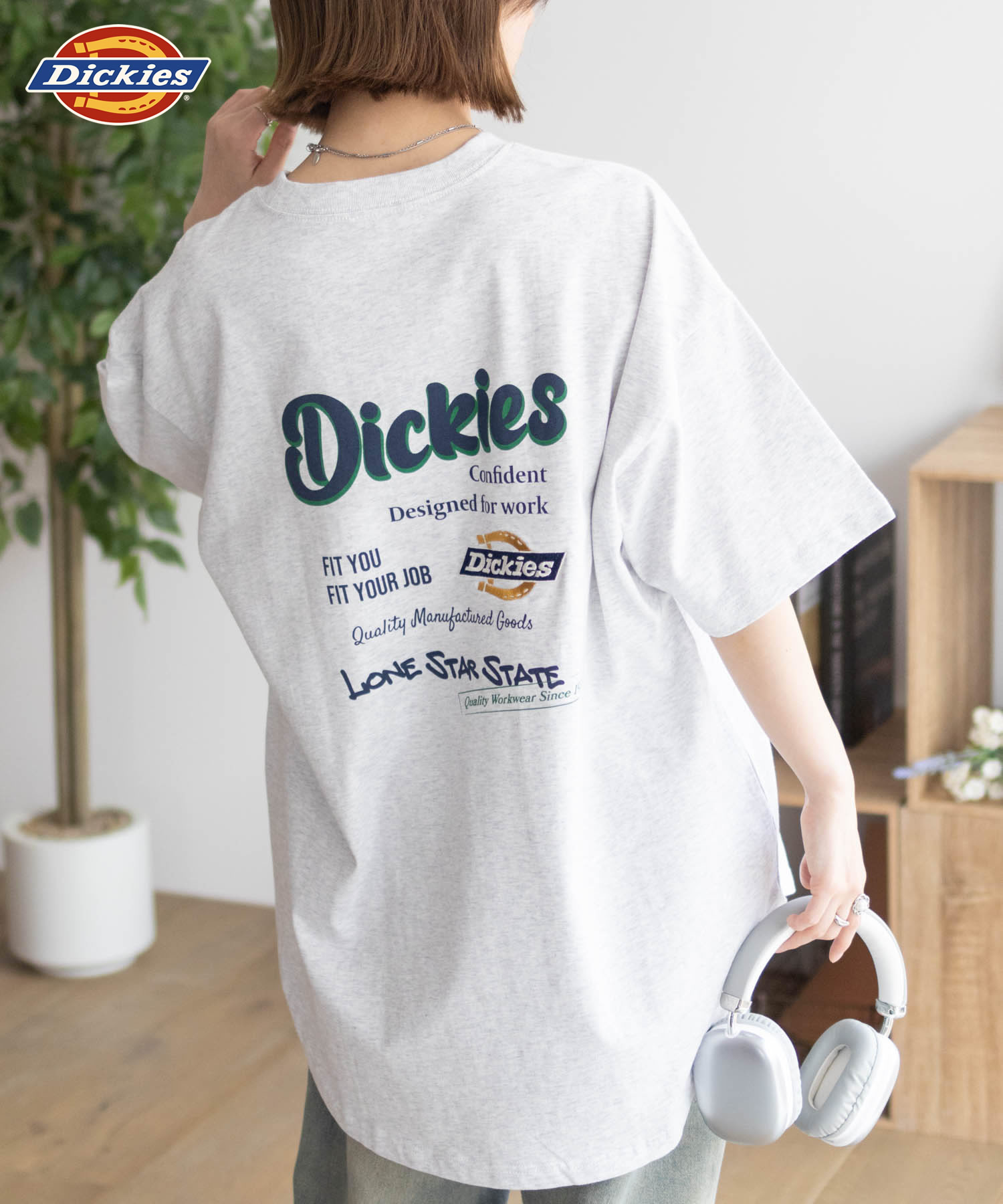 Dickies ディッキーズ Tシャツ レディース 半袖 綿100％ コットン チュニック トップス...