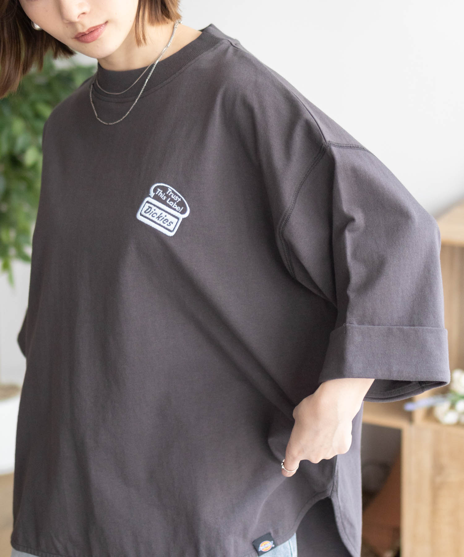 Dickies ディッキーズ Tシャツ レディース 半袖 5分袖 6分袖 綿100％ コットン トッ...