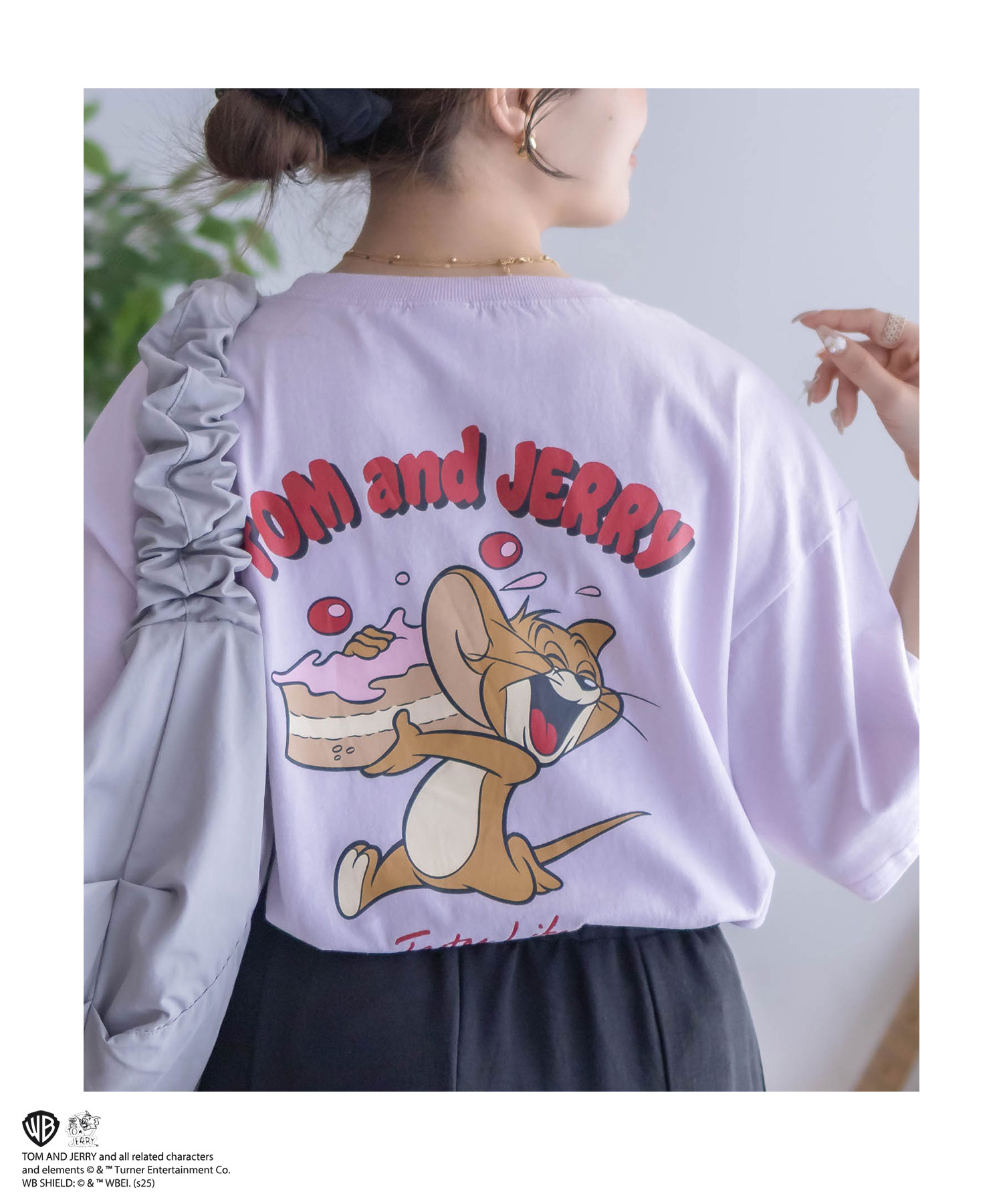 Tom and Jerry トムとジェリー Tシャツ レディース 半袖 5分袖 綿100
