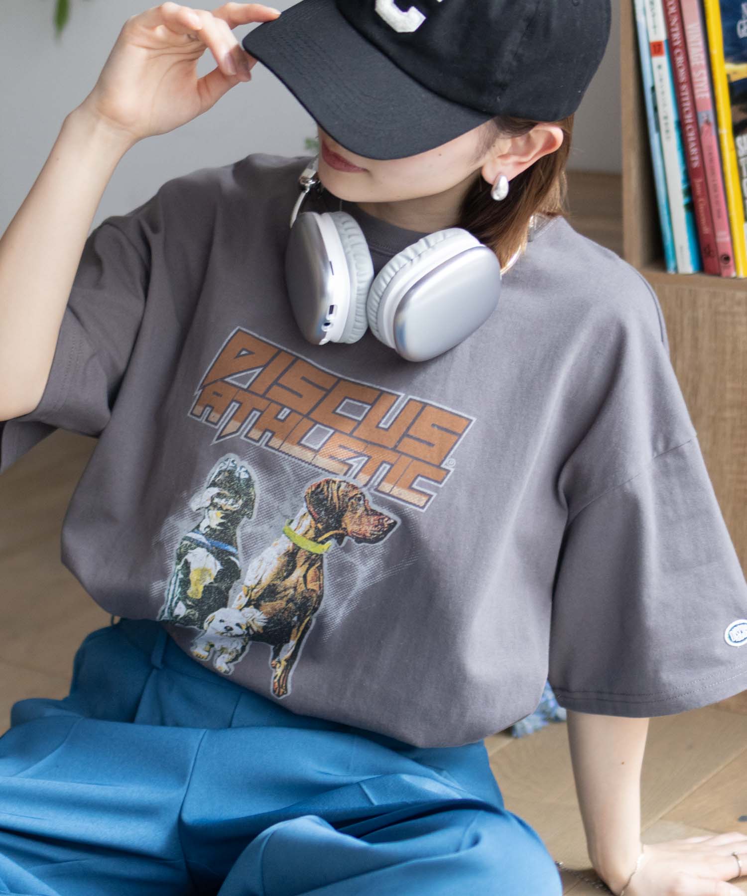 tシャツ DISCUS/ディスカス SLOBE別注 グラフィックTEE レディース DISCUS/ディスカス SLOBE別注 グラフィックTEE（Tシャツ