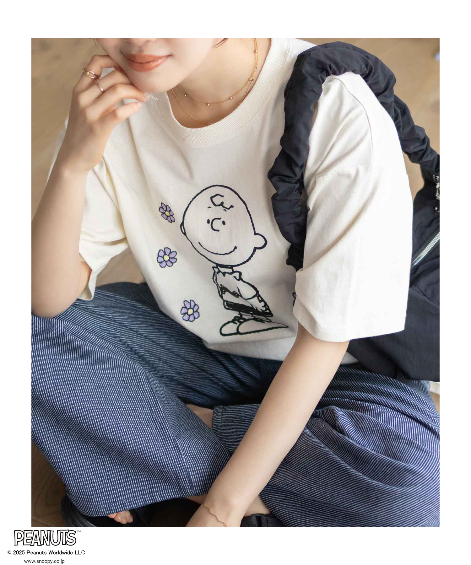 PEANUTS PEANUTS SNOOPY ピーナッツ スヌーピー Tシャツ レディース
