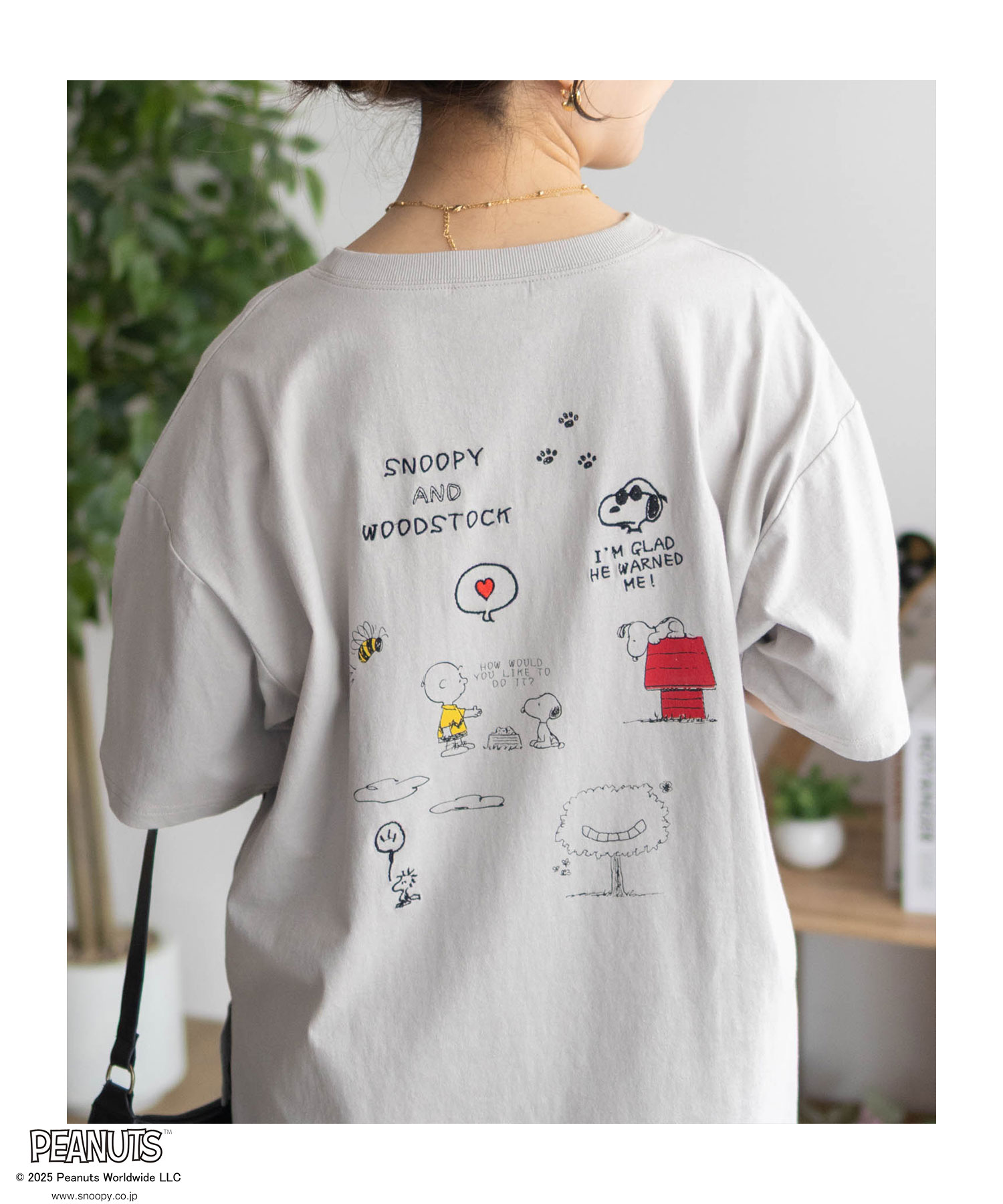 PEANUTS PEANUTS SNOOPY ピーナッツ スヌーピー Tシャツ レディース