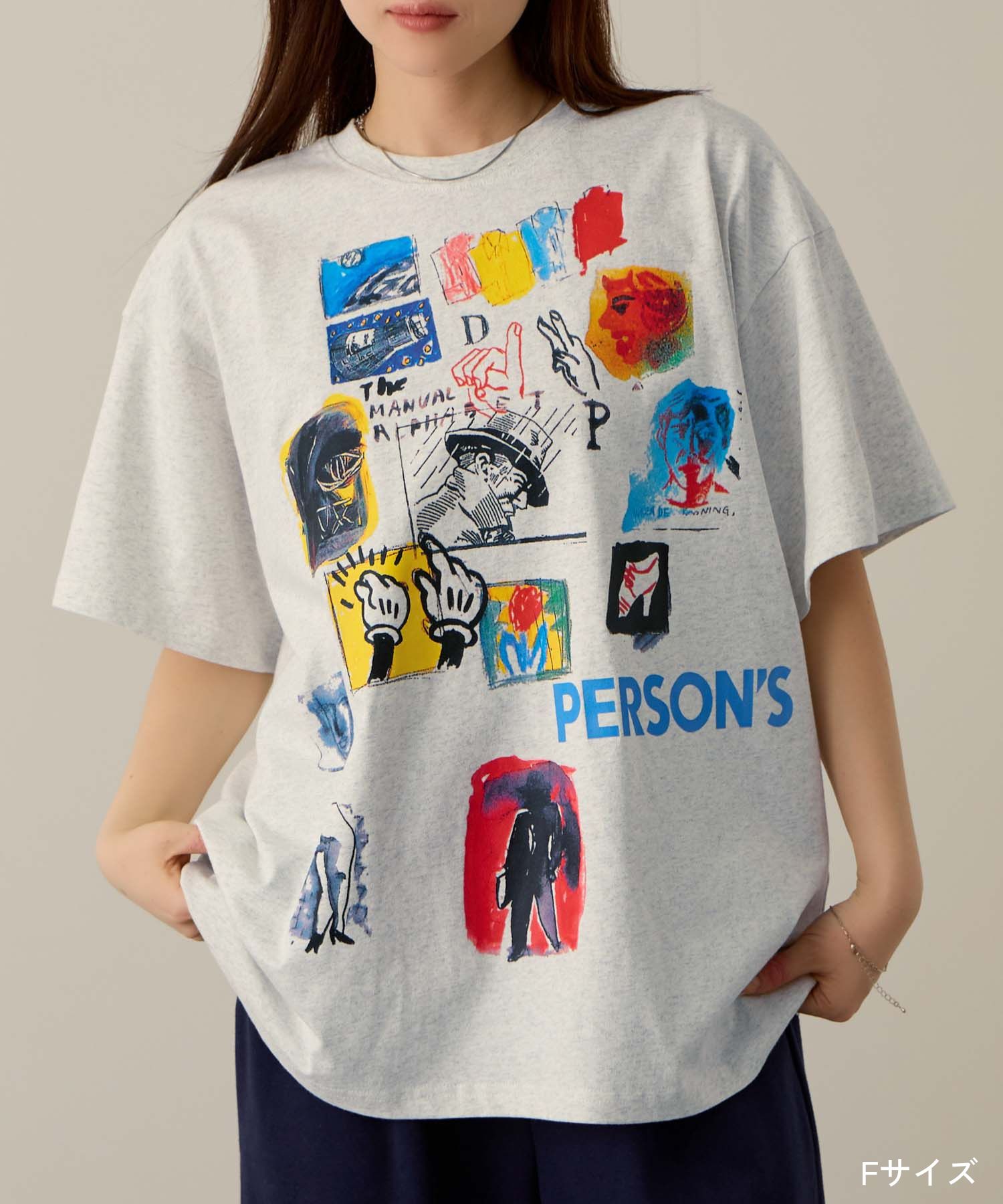 PERSON'S（パーソンズ） Tシャツ レディース メンズ 半袖 綿100