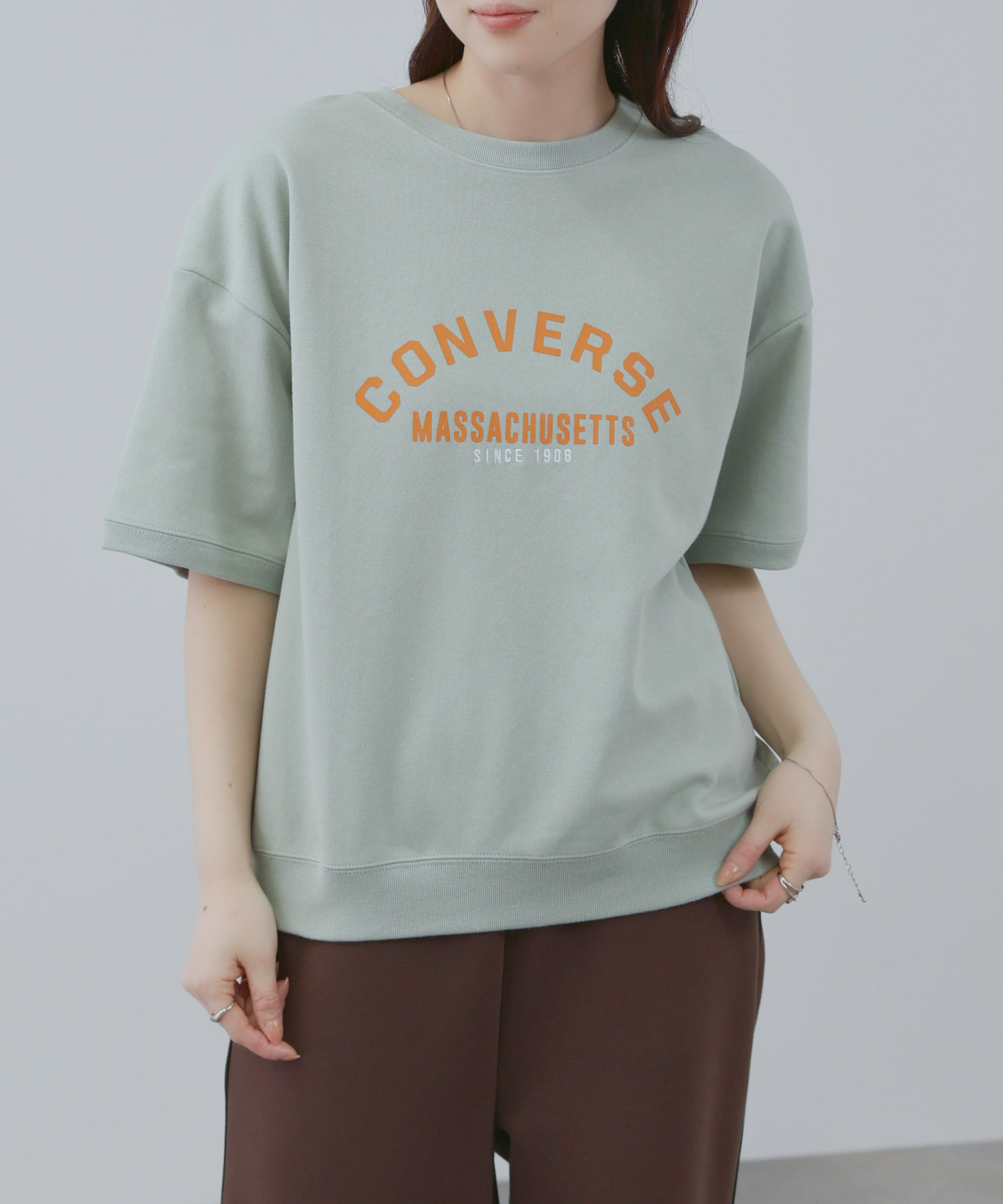 CONVERSE（コンバース） Tシャツ レディース 半袖 綿100％ コットン 