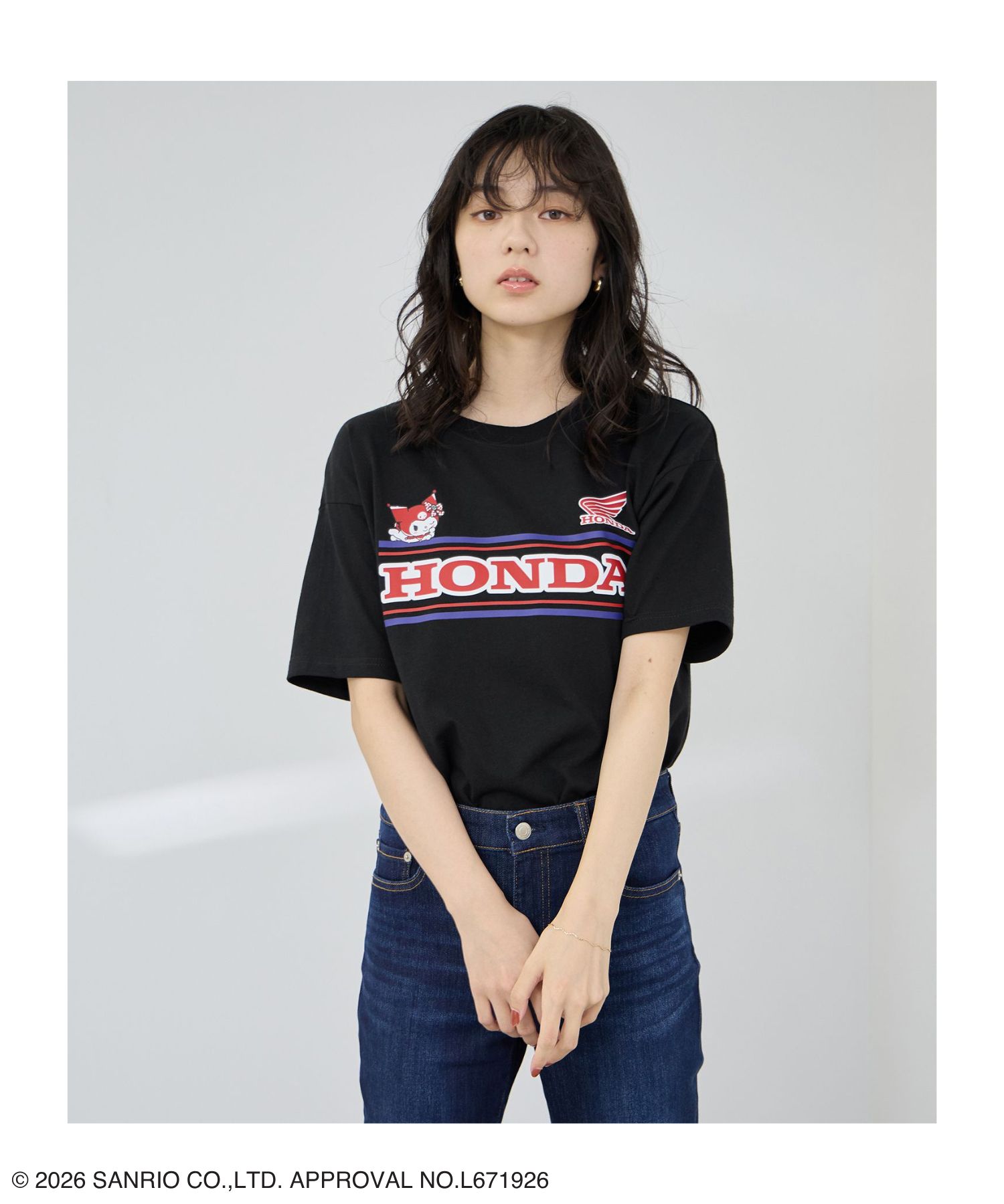 sanrio（サンリオ） Honda×サンリオキャラクターズ クロミ Tシャツ