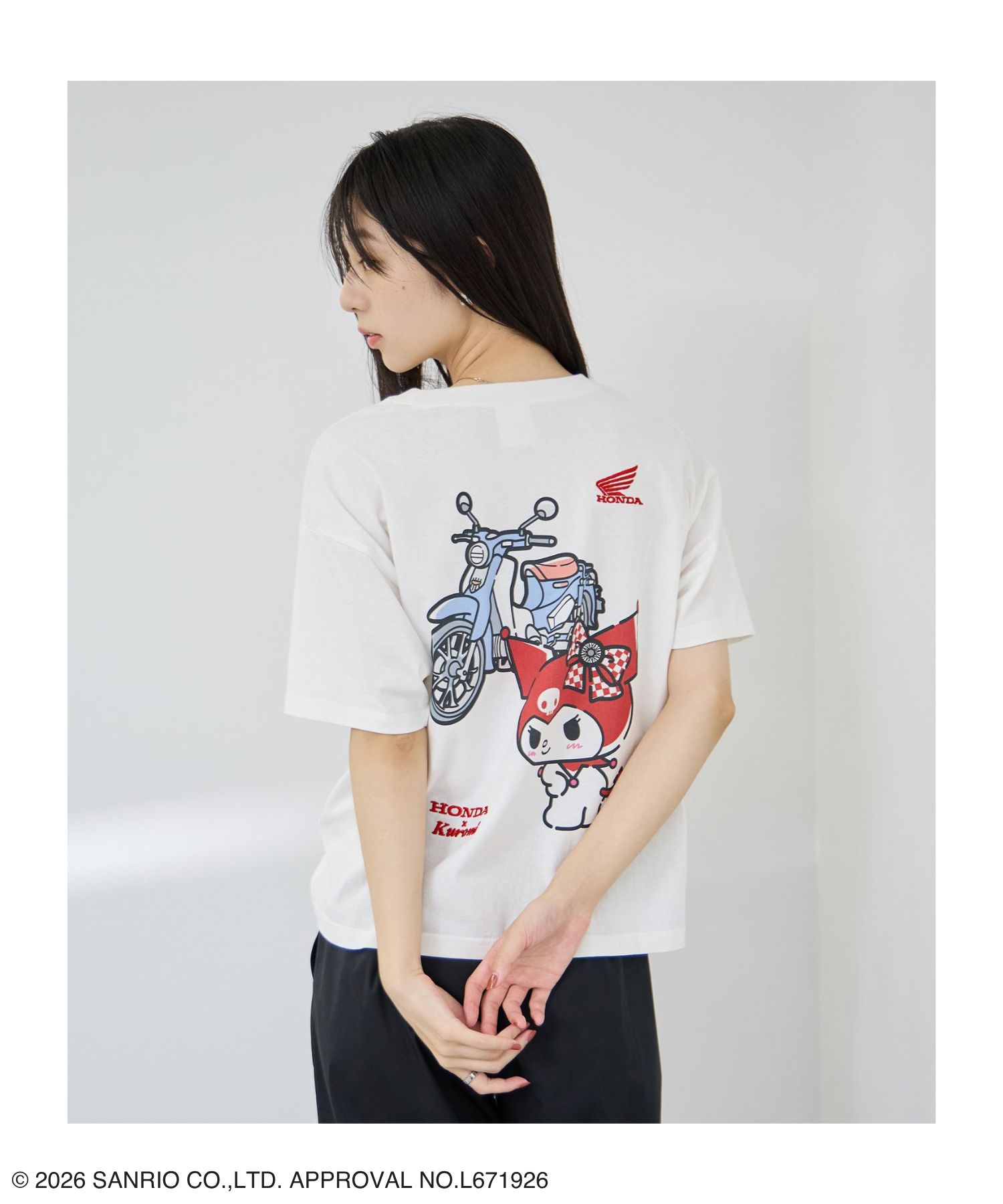 sanrio（サンリオ） Honda×サンリオキャラクターズ クロミ Tシャツ