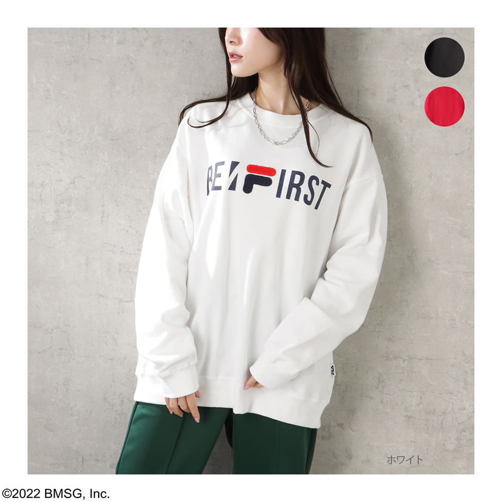 FILA×BE:FIRST フィラ ビーファースト トレーナー レディース