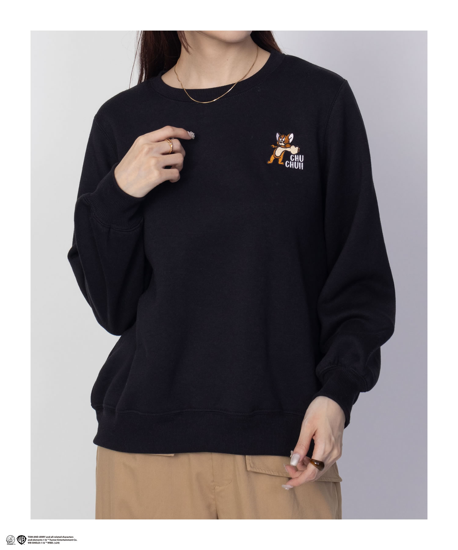 Tom and Jerry トムとジェリー トレーナー スウェット 裏起毛