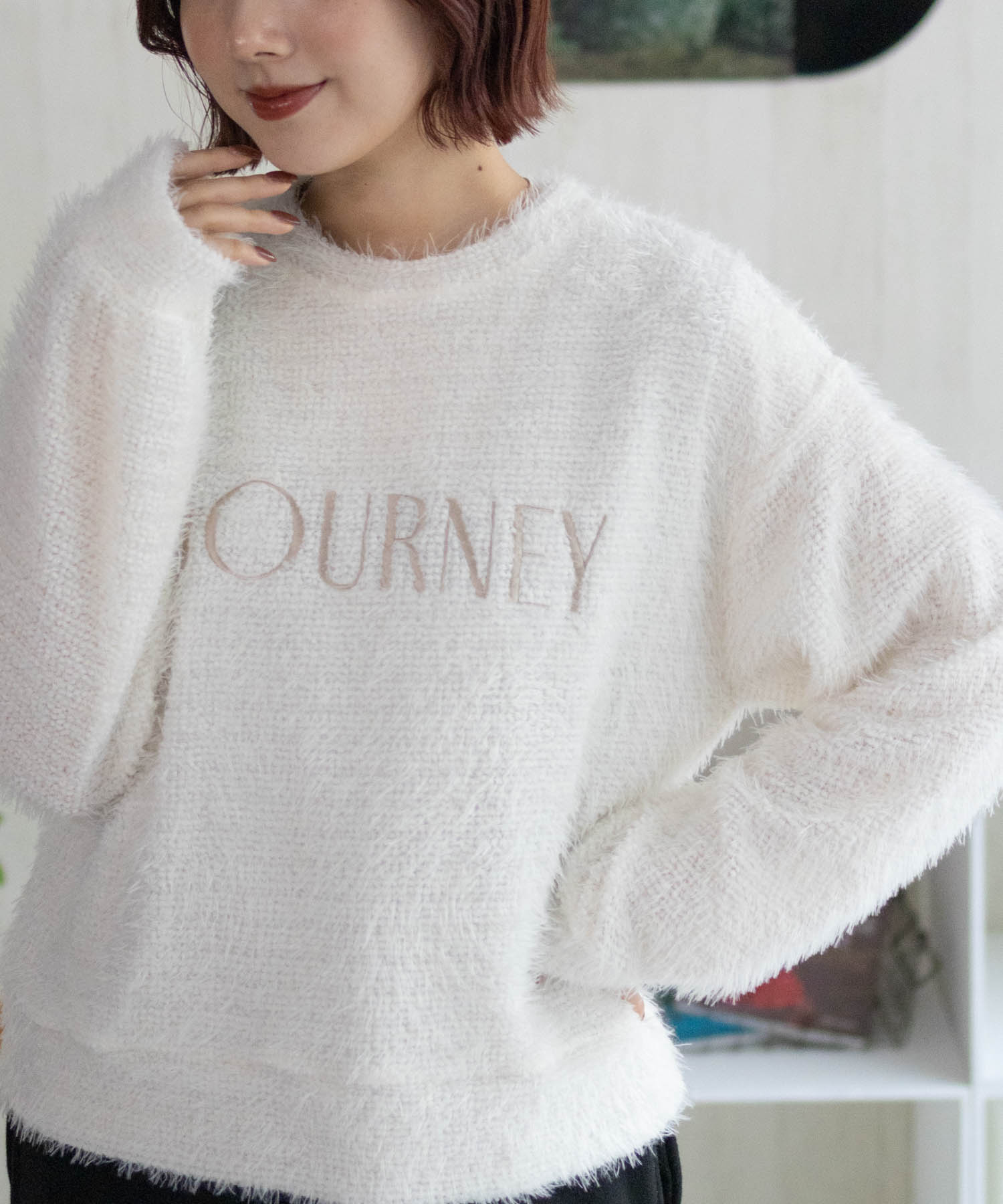 Howdy Marie ハウディーマリー ニット セーター レディース シャギー