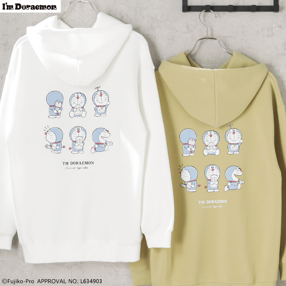 I'ｍ Doraemon アイムドラえもん パーカー スウェット 裏起毛