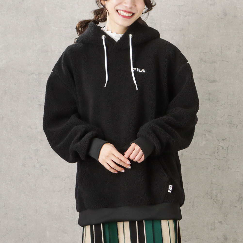 FILA フィラ パーカー ボア レディース プルオーバー 暖かい FILA フィラ パーカー ボア レディース プルオーバー 暖かい