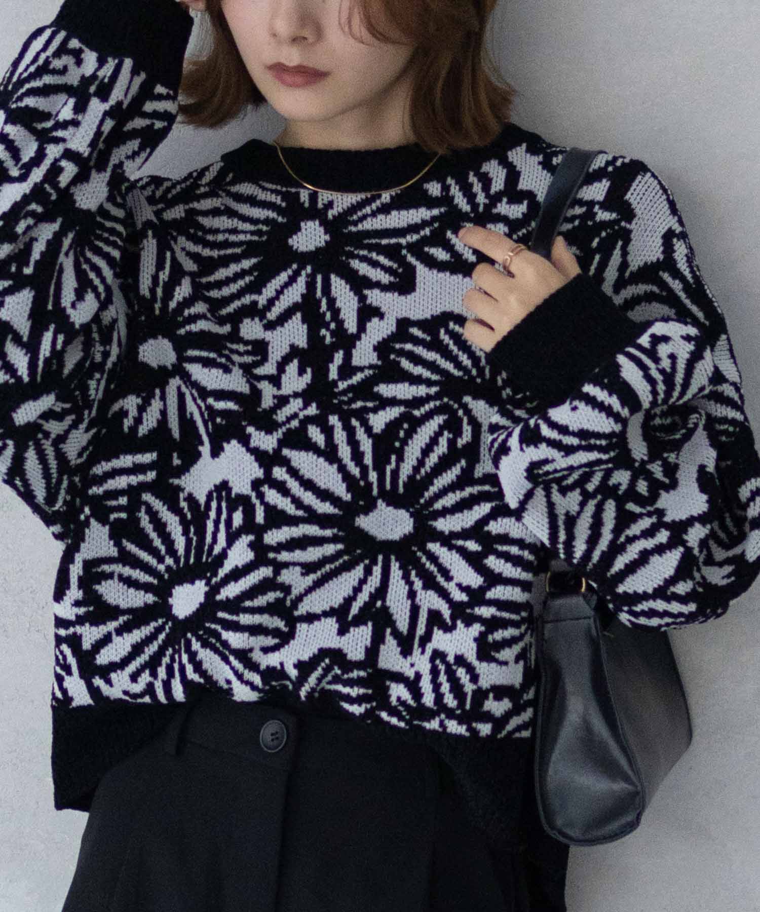 Howdy Marie ハウディーマリー ニット セーター レディース ショート丈