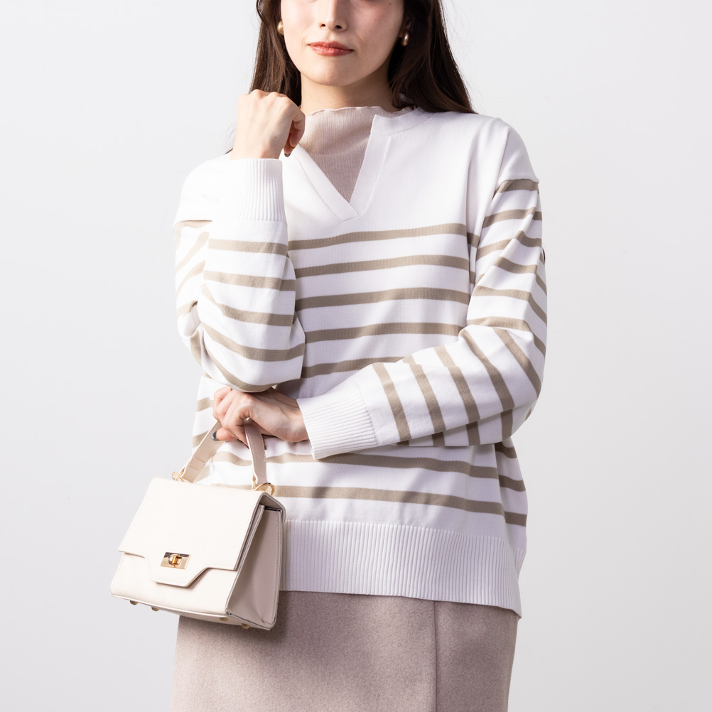 NAVY（ファッション） ニット セーター レディース ウォッシャブル V字 