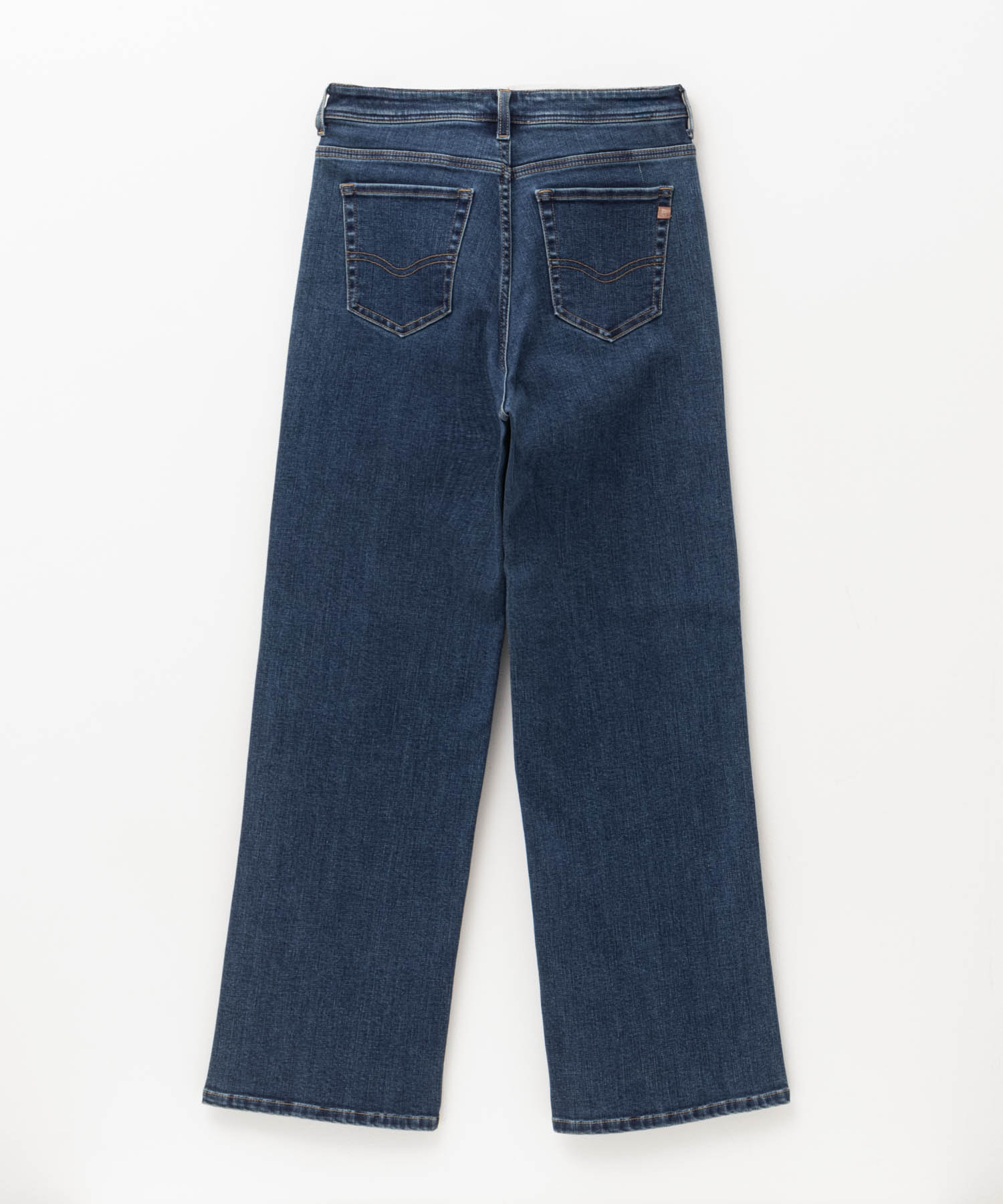 mina pertinent のダークブルー ボタンフライ デニム mina perhonen every day バルーンワイドデニム DN4594