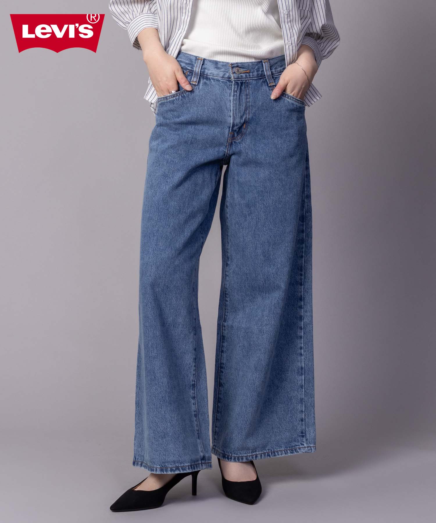 最安値‼️即日発送⭕️Playhour リジットバギーデニムパンツ　サイズ1 Levi's ジーンズ デニム デニムパンツ 「Levi's」94 バギー