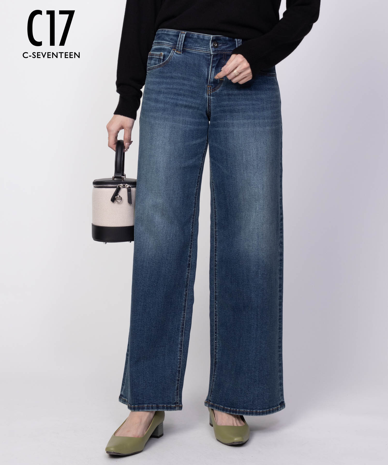 ChouChouセレクト　ストレッチデニムバックタックJK ChouChouセレクト ストレッチデニムバックタックJK ⁄ ChouChouセレクト