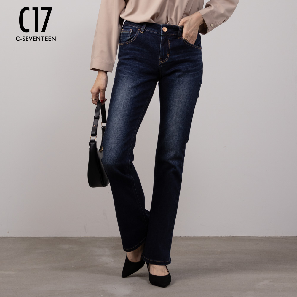 【ステラ期】Chloe 01ss フランス製 ブーツカットフレアデニム ブルー ステラ期】Chloe 01ss フランス製 ブーツカットフレアデニム ブルー