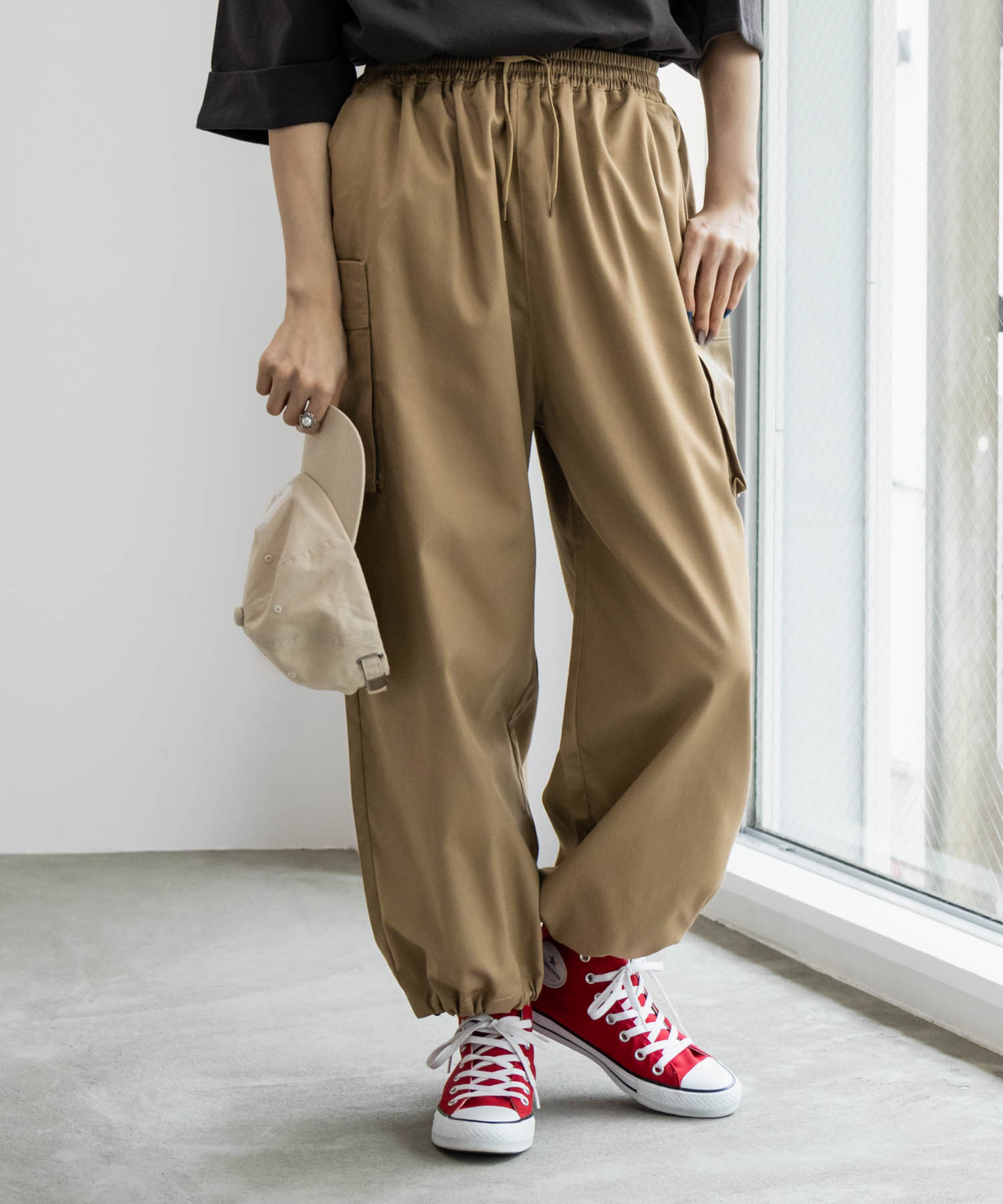 Dickies ディッキーズ カーゴパンツ レディース ツイル ウエスト