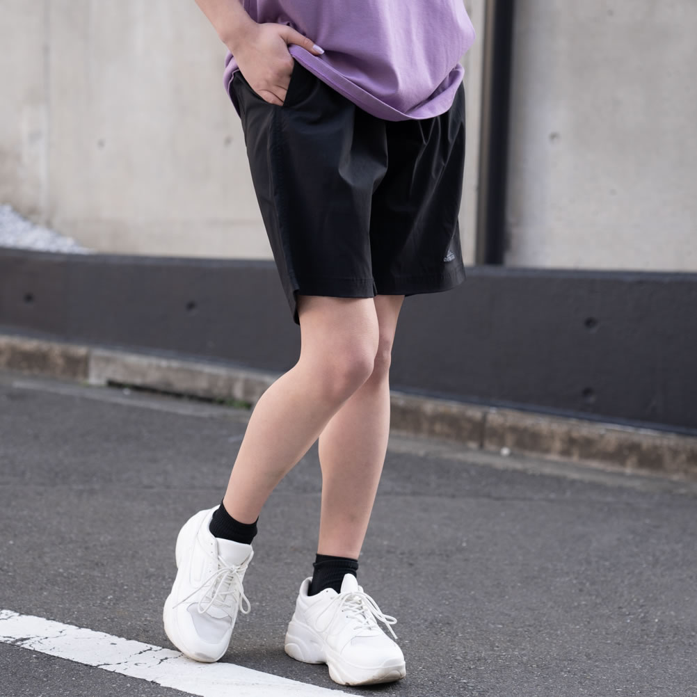 CAPTAIN STAG ハーフパンツ レディース ストレッチ ウエストゴム