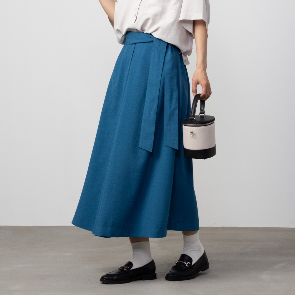 HusHusH（ハッシュアッシュ） ラップマキシスカート フレアスカート