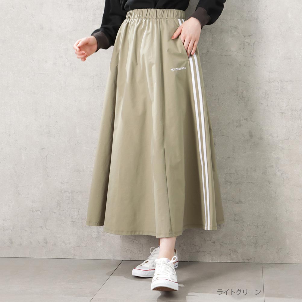 美品　CONVERSE TOKYO WOMEN WAIST ロゴフレアスカート WAIST LOGO NARROW SKIRT｜CONVERSE TOKYO (コンバース