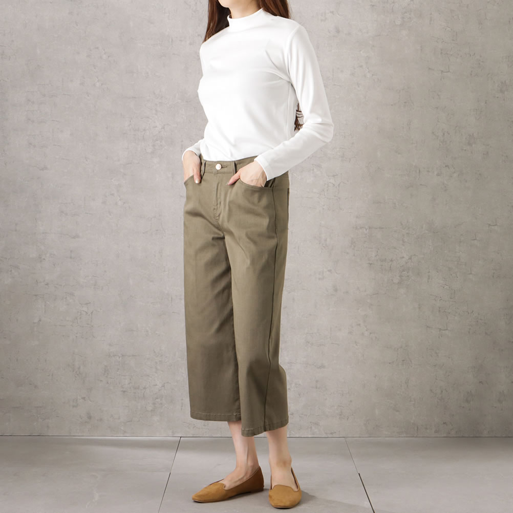 C17（シーセブンティーン） ガウチョパンツ レディース ストレッチ